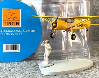 MOULINSART TINTIN Plane 29533 Albatros Recon: Red Sea Sharks Hachette Avion #13