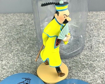 Tintin Figurine Moulinsart 42234 Chinois Thomson 12cm Résine Officielle Figure 68