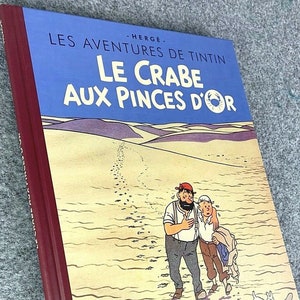 Crabe Aux Pinces D' Or 80 Years of Haddock 1st Facsimile Edition HB Tintin Book Herge EO