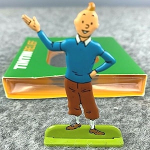 ARCHIVES TINTIN 2D Metal Figurine - Journal Tintin Waving Moulinsart Figure