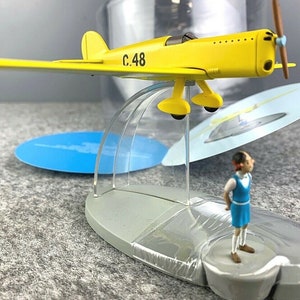 MOULINSART TINTIN PLANE 29566 Prototype C.48 Jo Zette & Jocko Model Avion #46