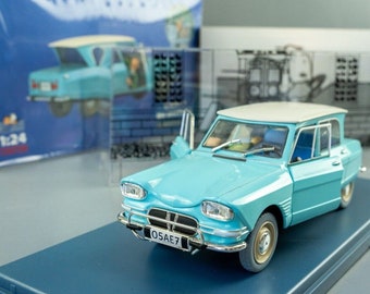 VOITURE TINTIN 1/24 29918 Doctors Citroen Ami: Castafiore Emerald Hachette Car 18