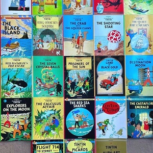 Tintin Book Set x23 Farshore UK Paperback Editions #19 to 23 - BUY INDIVIDUALLY Herge