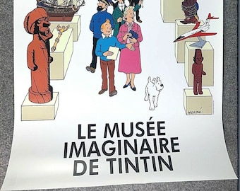 50x70cm Poster Moulinsart Le Musée imaginaire de Tintin 230041