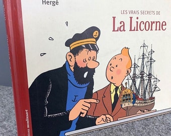 Vrais Secrets De La Licorne 2006 1st "Le Soir" Strip Edition HB Tintin Herge EO