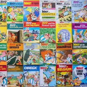 Set of Vintage 1970&#39;s Asterix PB Books #19 - 27 - Hodder UK Editions Buy Individually