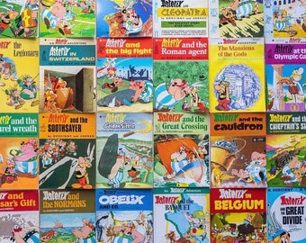 Set of Vintage 1970&#39;s Asterix PB Books #10 - 18 - Hodder UK Editions Buy Individually