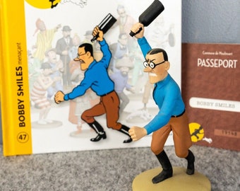 Tintin Figurines Officielle # 47 Bobby Smiles: America Herge model Moulinsart Figure
