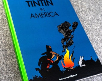 Tintin in America: B&W Colorised Version 3 1st Edition by Moulinsart English 2020
