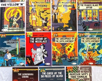 Blake &Mortimer Paperback Comic Collection Bücher #28 bis 29 : Cinebook UK Editions EINZELN KAUFEN