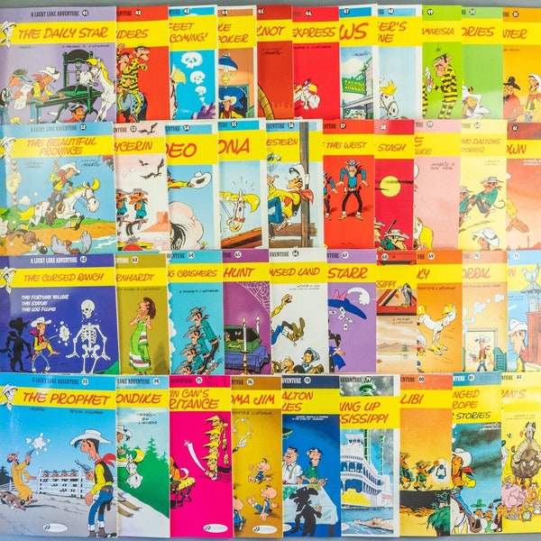 Lucky Luke Cinebook Colección de cómics en rústica Reino Unido #55 - 63 COMPRAR INDIVIDUALMENTE