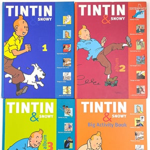 Tim und Struppi Actionbuch Vols 1-3 Egmont 2005 1st Editions EINZEL KAUF EO