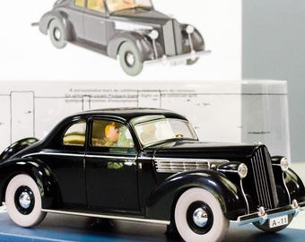 Hachette Tintin 1/24 Car #28 Packard 6 - King Ottokar's Sceptre - Herge Voiture Figure