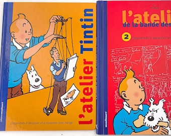 L'Atelier Tintin Volumes 1 e 2 1ª Edições Moulinsart 2000's COMPRAR INDIVIDUALMENTE Capa dura EO Originale
