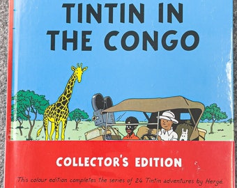 Tintin in the Congo - Casterman UK Collectors Colour Edition 2016 Hardback Rare Herge Comic EO