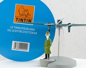 MOULINSART TINTIN PLANE 29568 Trimoteur: Ottokars Sceptre Model Avion #48
