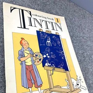 Tintin Colouring Book Volume 1: Methuen 1990 1st Edition Children&#39;s Book by Herge