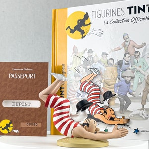 Tintin Figurine Officielle # 55 Dupont Diving - Land of Black Gold Herge model Moulinsart Figure