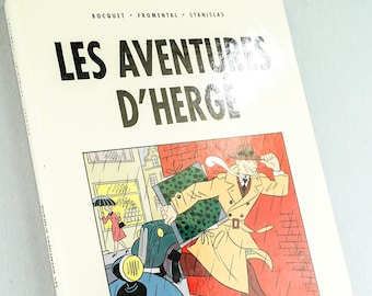 Les Aventures D' Herge 1999 1st Belgian Edition Tintin Book by Bocquet French EO