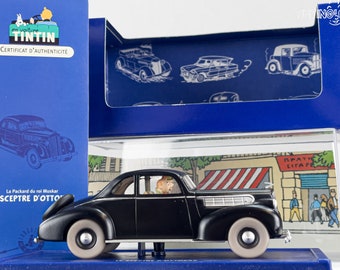 ATLAS TINTIN CAR # 18 Packard 6 - King Ottokar's Sceptre - Herge model car 1/43 Scale