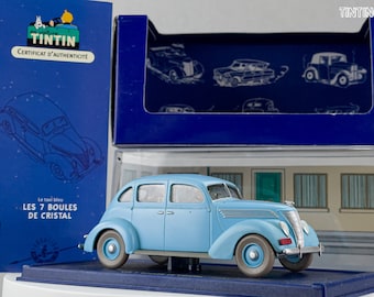 アトラス タンタンの車 #25 ブルーフォードタクシー7 - 7つの水晶玉 エルジェ モデルカー 1/43スケール