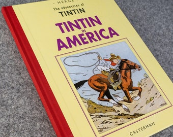 Tintín en América - Facsímil raro en blanco y negro, 1.ª edición, Casterman English, 2004