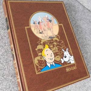 Rombaldi Tintin Volume 5 - King Ottokar&#39;s Sceptre, The Crab with the Golden Claws, The Shooting Star + Q&F - 1st Edition 1985 Herge EO