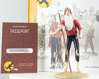 Tintin Figurine Officielle # 23 Explorer Ridgewell - Broken Ear Herge model Moulinsart Figure