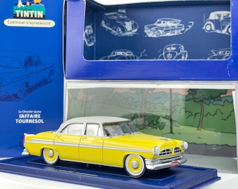 HACHETTE Tintin Car 1/24 #30 Panhard Dyna Z Taxi: Red Sea Sharks