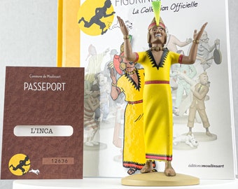 Tintin Figurine Officielle # 27 The Inca - Prisoners of the Sun Herge model Moulinsart Figure