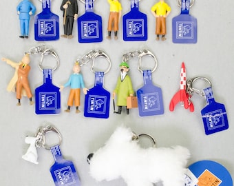 ML Moulinsart 2000's Tintin Keyring Figure Collection 1 to 13 BUY INDIVIDUALLY key ring Figurine