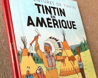 Tintin En Amerique - Rare Facsimile 1st Colour Edition Hardback Tintin Book 2002 Belge EO