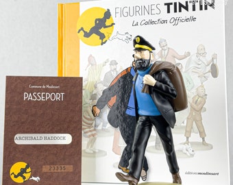 Tintin Figurines Officielle # 13 Haddock En Route Herge model Moulinsart Figure