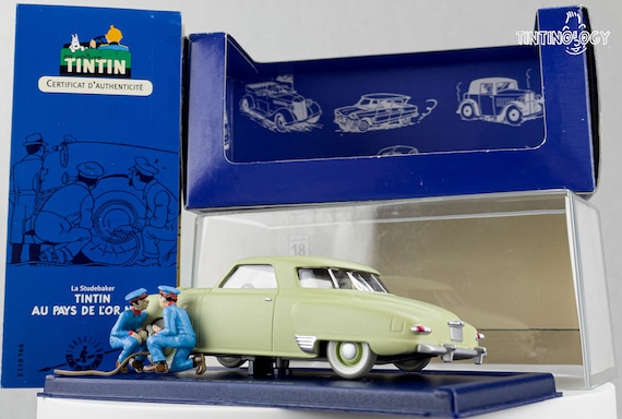 ATLAS TINTIN CAR # 66 Studebaker Commander - Land of Black Gold