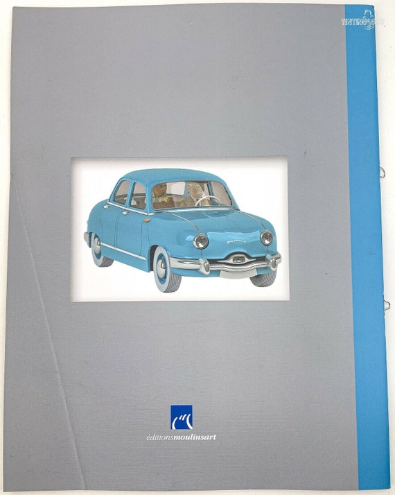 HACHETTE Tintin Car 1/24 #30 Panhard Dyna Z Taxi: Red Sea