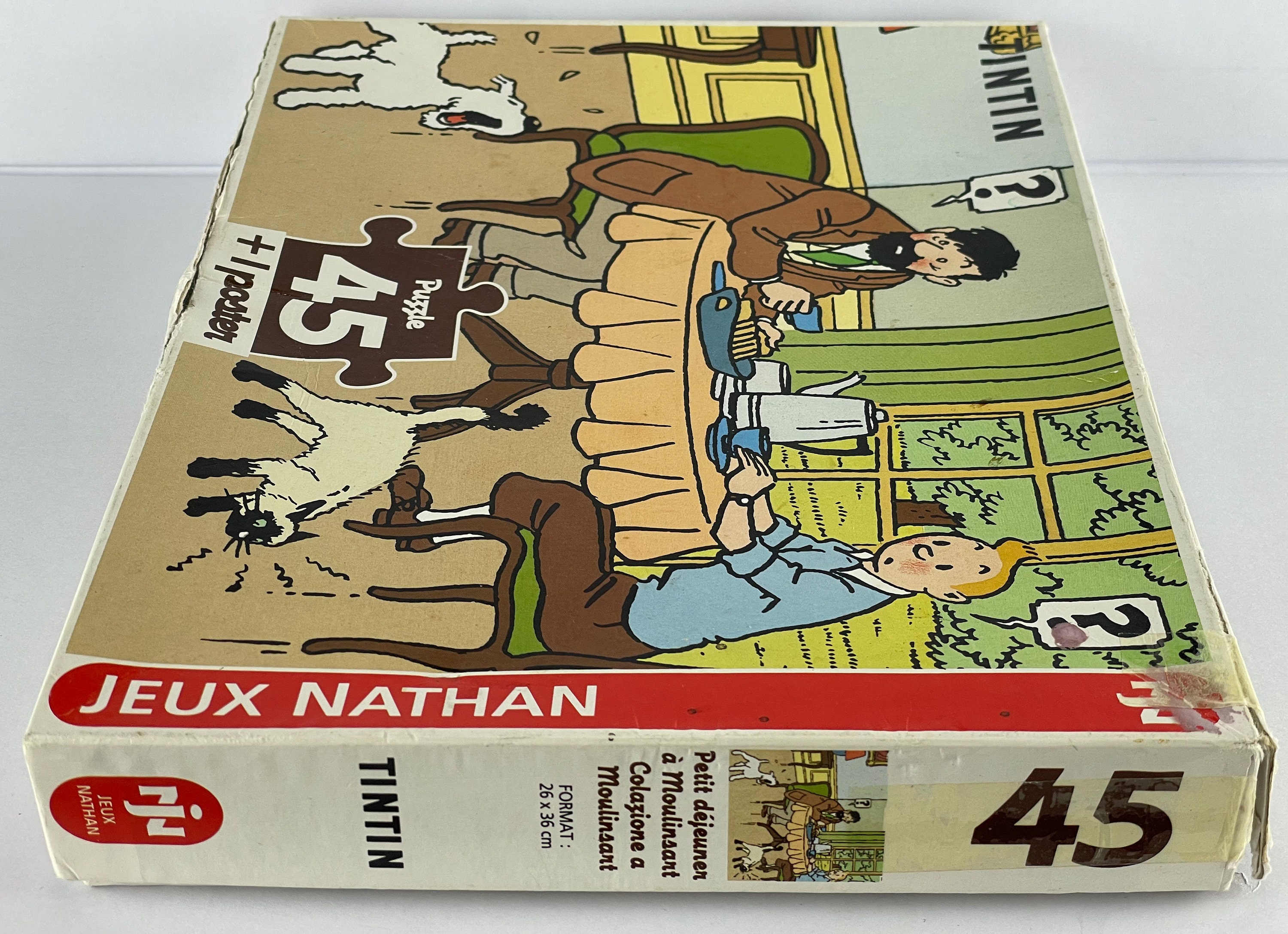Puzzle Tintin Lot de 3 puzzles Tintin 2 Jeux Nathan et…