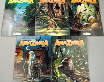 Amazonia Volumes 1-5 Comic Books: Cinebook UK Paperback Editions BUY INDIVIDUALLY