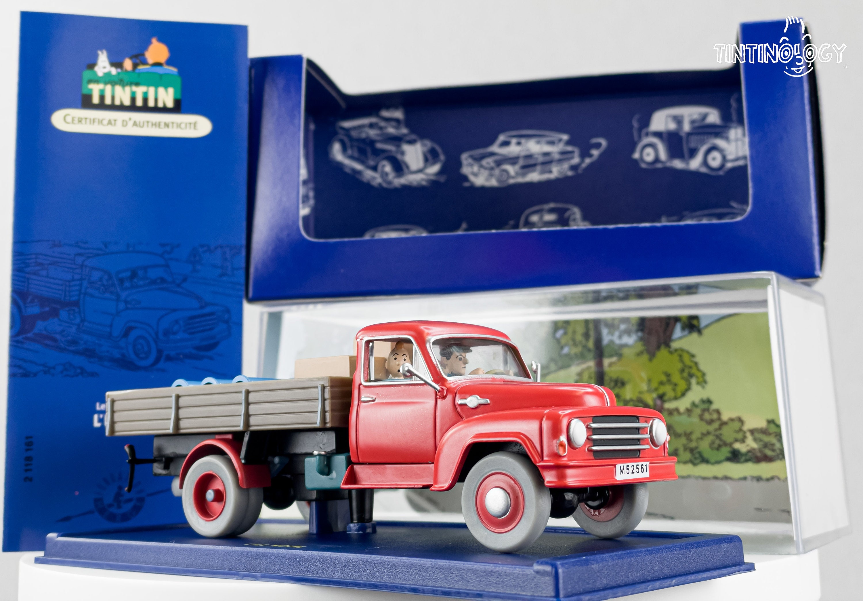 Voiture Tintin ATLAS La Ford custom 1949
