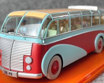 Atlas Tintin Car - Swissair Bus: Calculus Affair 1/43 Scale Model