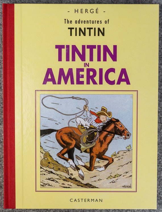 Tintin in America - Rare Black & White Facsimile 1st Edition by