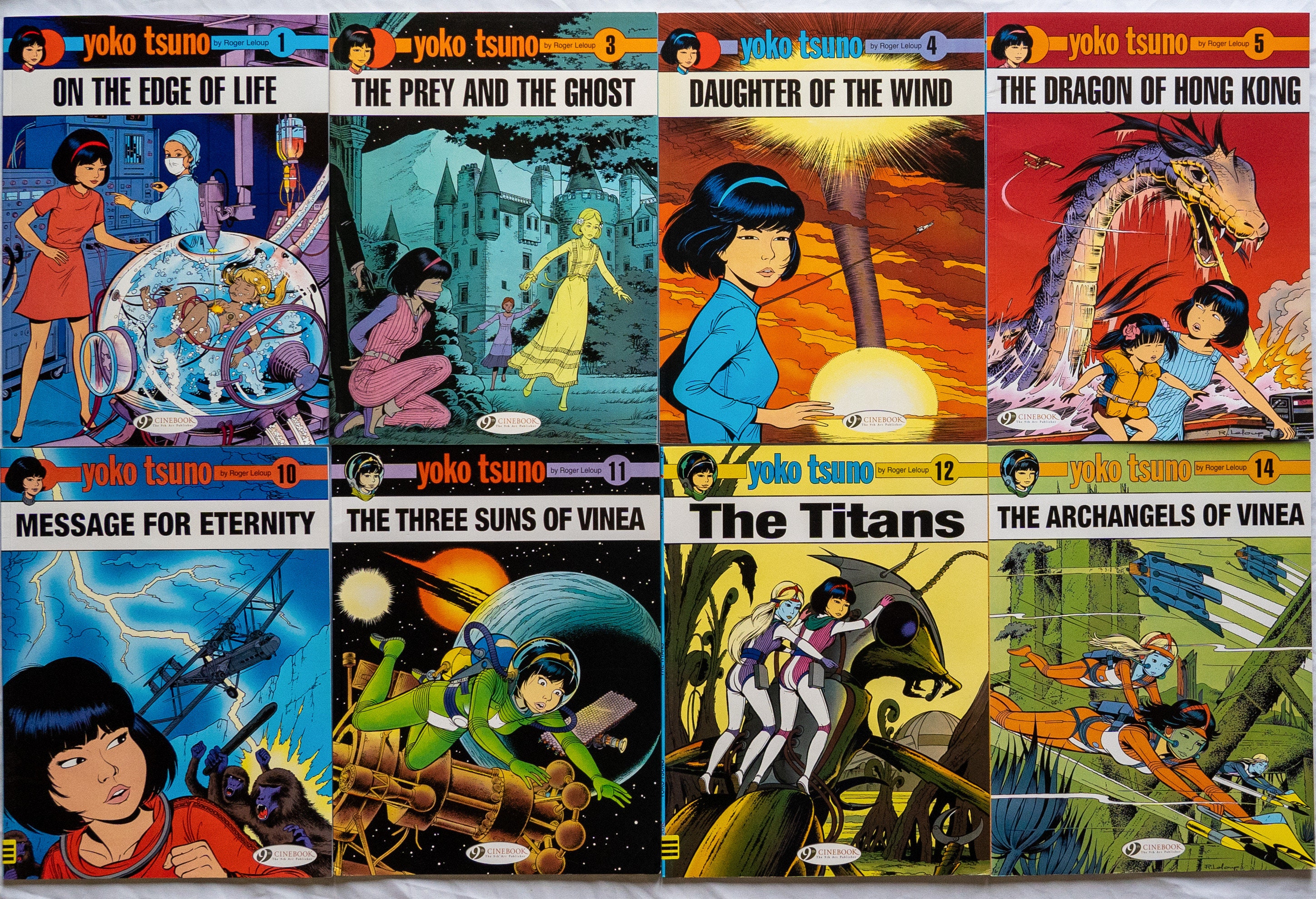 Yoko Tsuno Issues 1 to 9 by R. Leloup: Cinebook PB Editions - Etsy