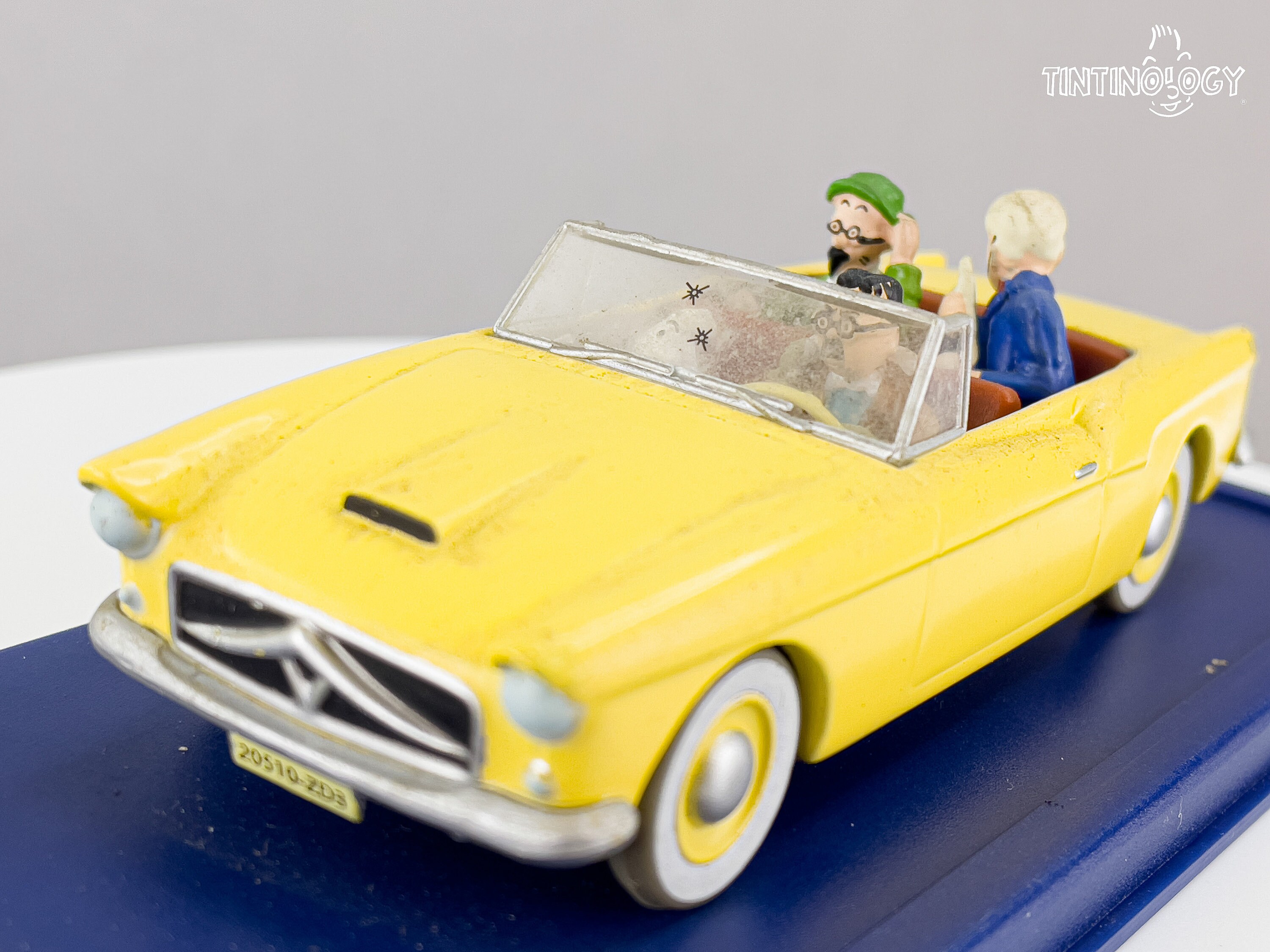 ATLAS TINTIN CAR # 16 La Bordure - Calculus Affair Herge Model Car