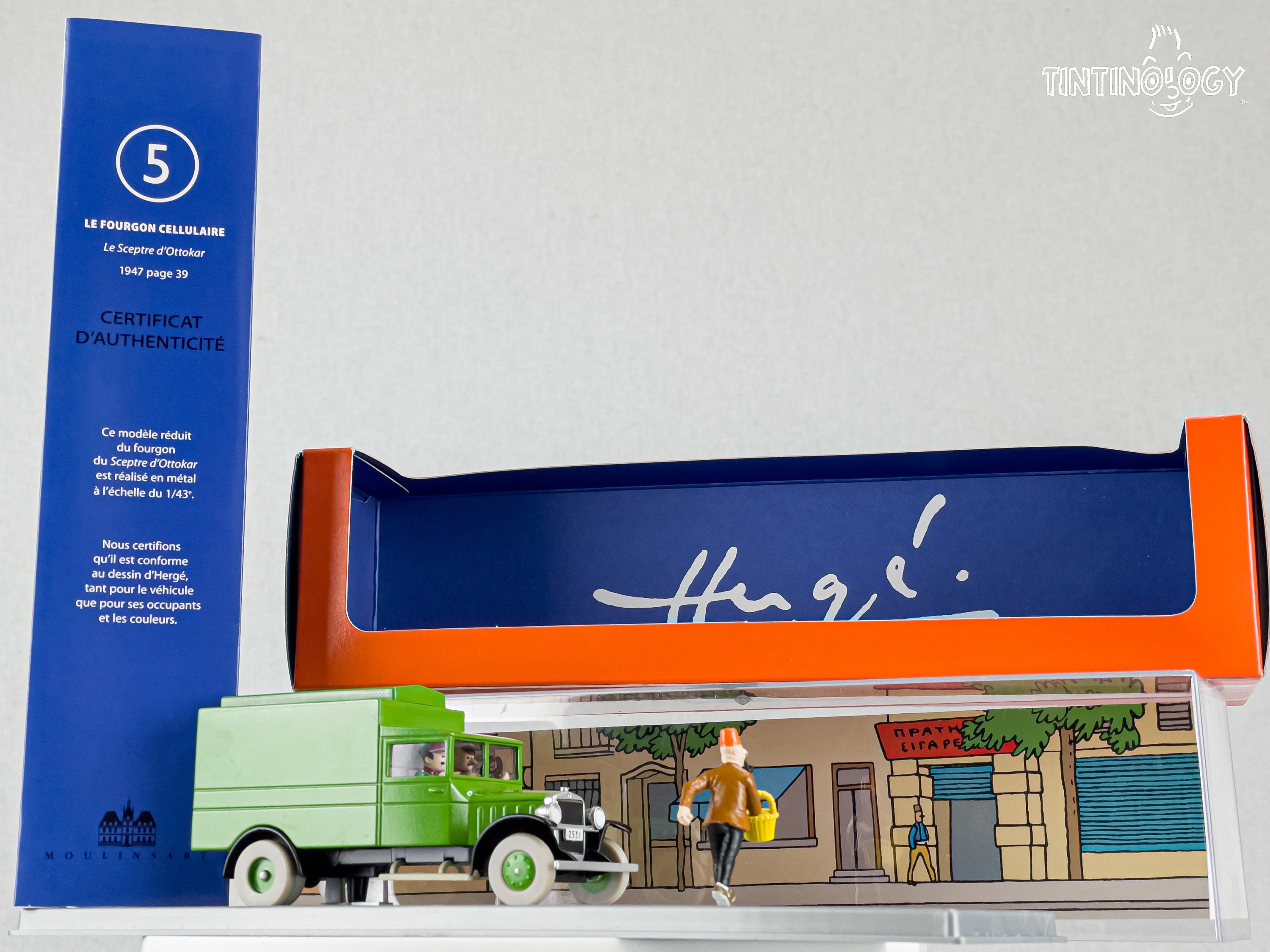 Moulinsart Tintin Car # 5 Fourgon Cellulaire Truck - Ottokars