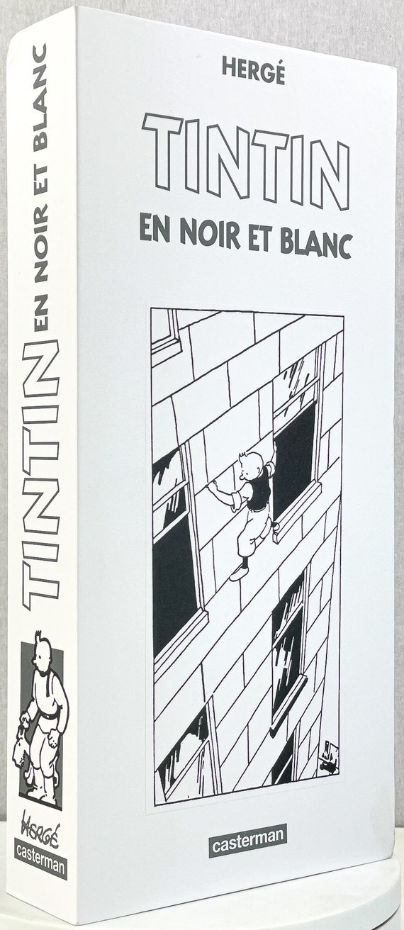 Les Aventures de Tintin　en noir et blanc Tintin in Black and White Set of X9 1987 1st Edition Mini