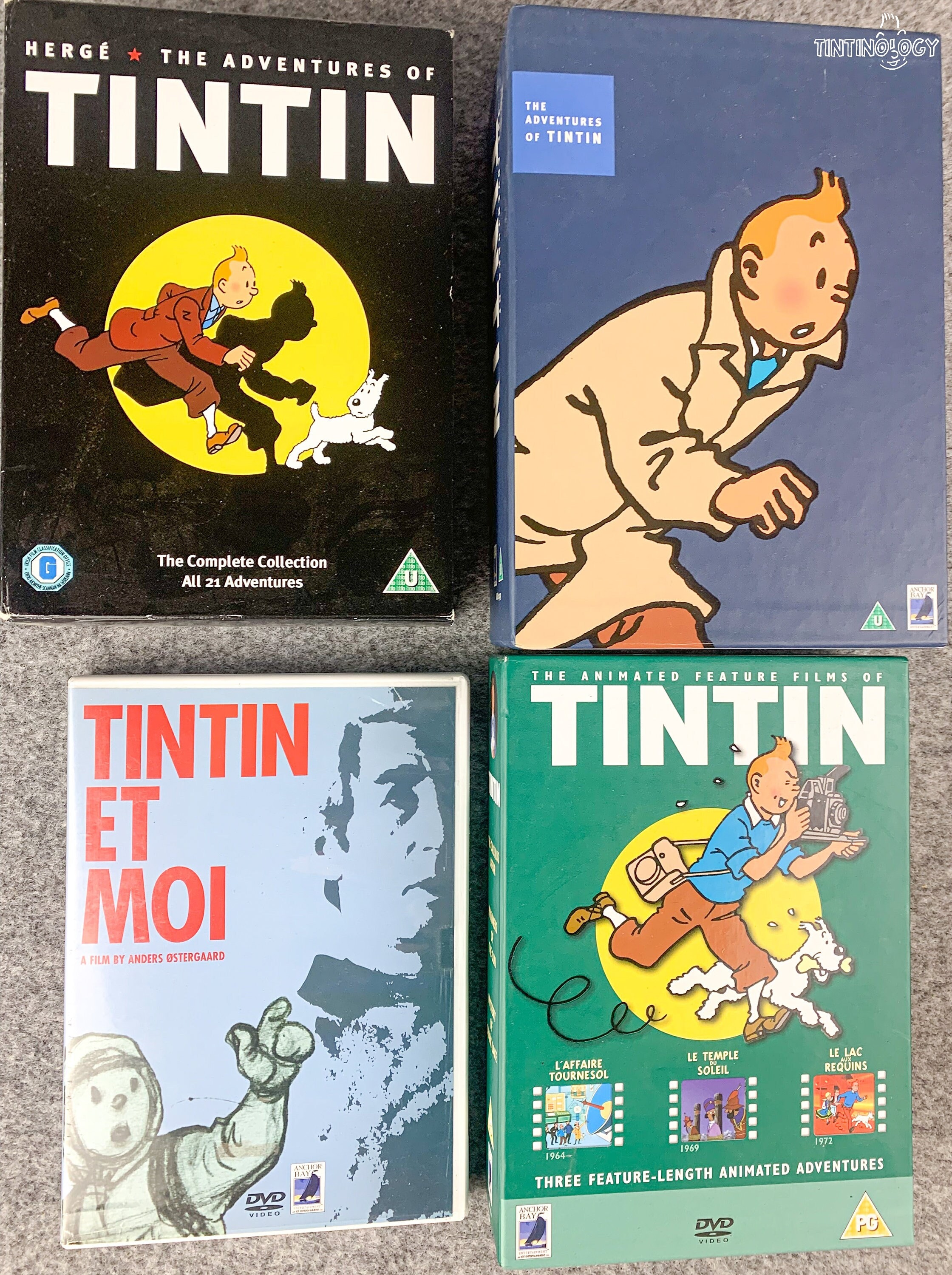 Moulinsart Tintin DVD Sets BUY INDIVIDUALLY Complete