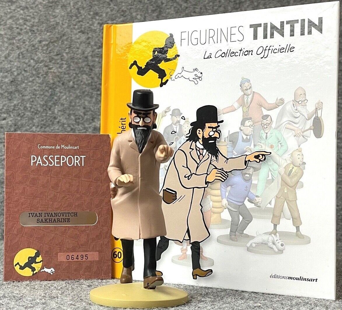 Tintin Figurines Officielle 60 Sakharine: Secret of the Unicorn Model  Figure 