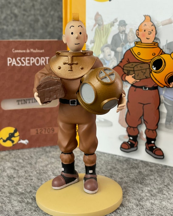 Tintin Figurine Officielle #65 Tintin Diver: Red Rackham's
