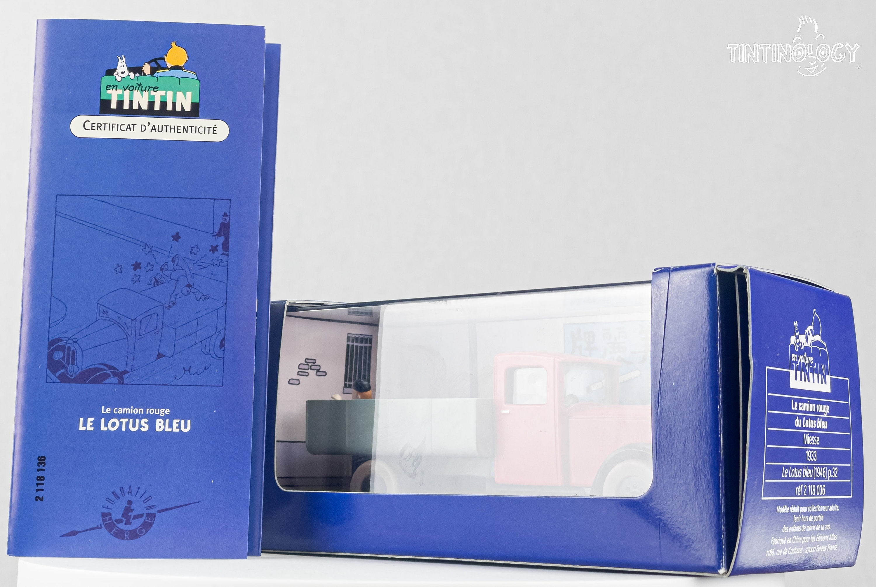 アトラス タンタンカー #36 レッド ミース トラック - ブルー ロータス