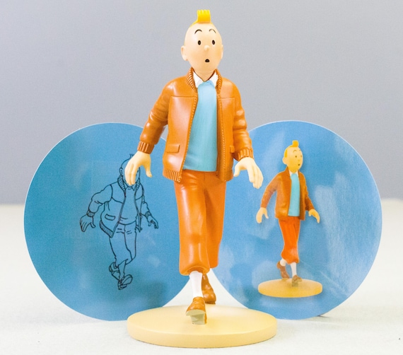 Tintin Figurine Moulinsart 42261 Tintin Aviator Jacket