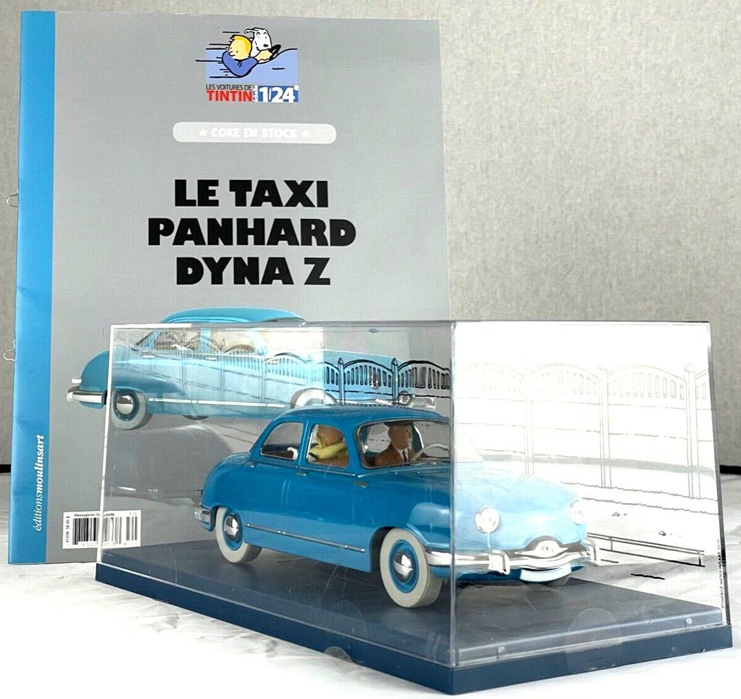 LE TAXI PANHARD Dyna Z 1954 Tintin Coke En Stock Scale 1/43 Atlas EUR